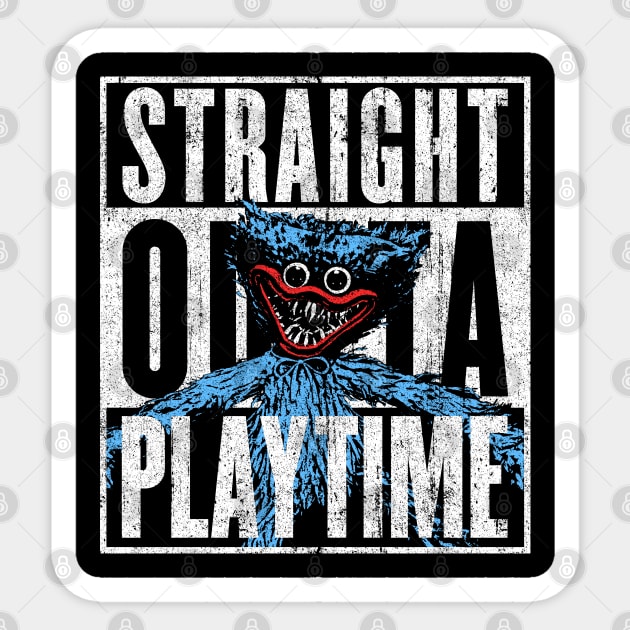 Straight Outta Playtime Sticker by huckblade